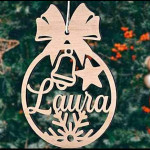 Bolas Navidad Madera