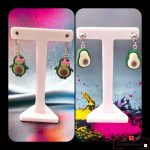 Adorables aretes de aguacate: ¡una adición fresca y divertida a tu estilo!