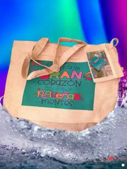 Bolso de Lona Personalizado con Cremallera