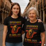 Camiseta "Superviviente del Gran Apagón – 28 Abril 2025"